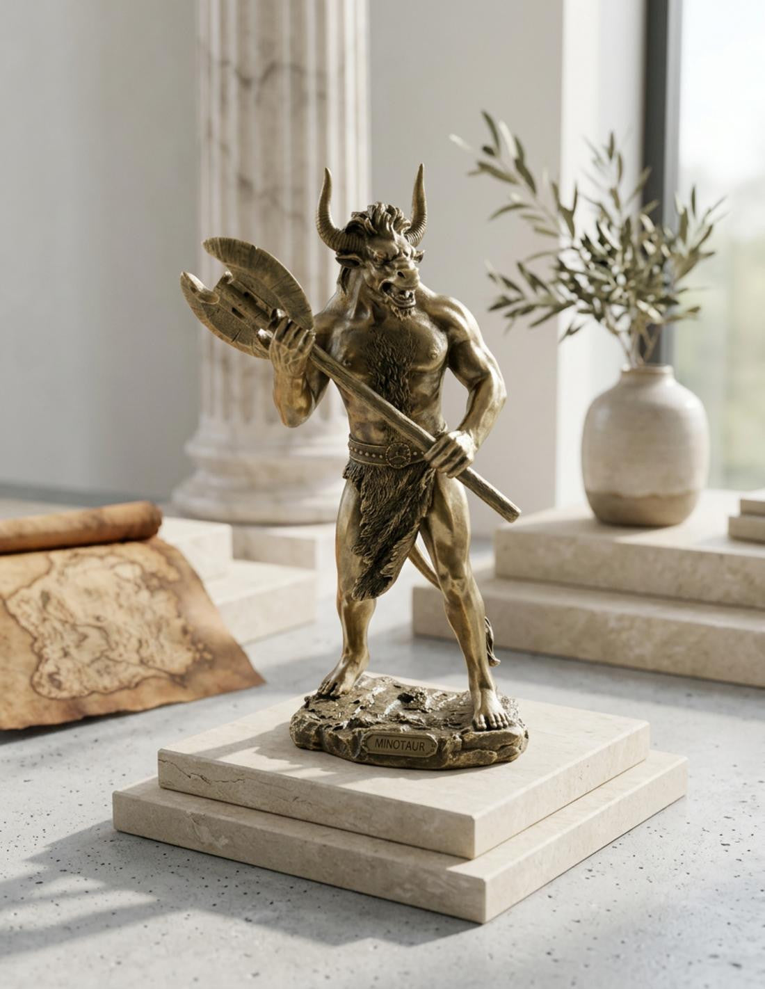Figura griega Minotauro