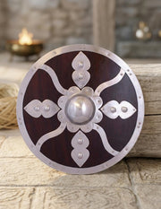 Escudo vikingo madera y acero