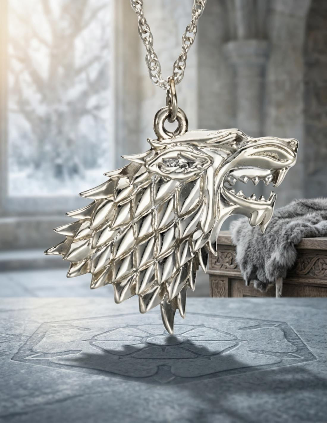 Colgante casa Stark, Juego de Tronos