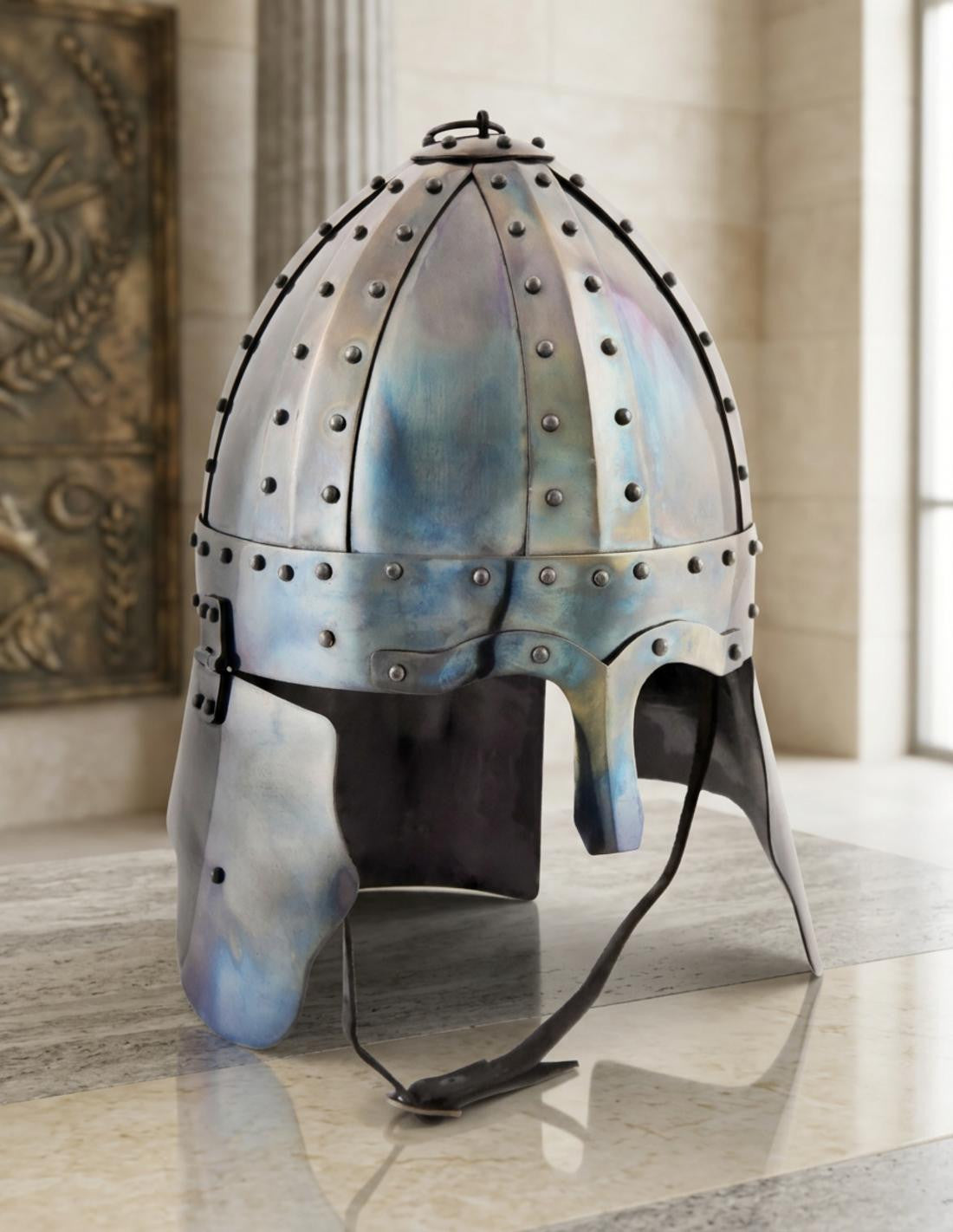 Casco Romano Spangenhelm, siglo IV d.c.