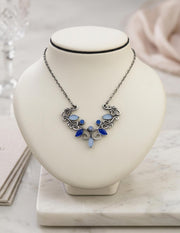 Colgante con perlas de cristal