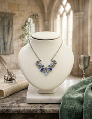 Colgante con perlas de cristal