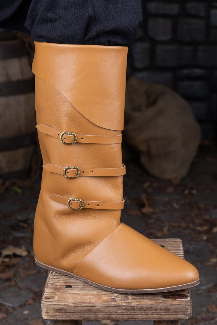 Botas medievales modelo Ernest, marrón claro