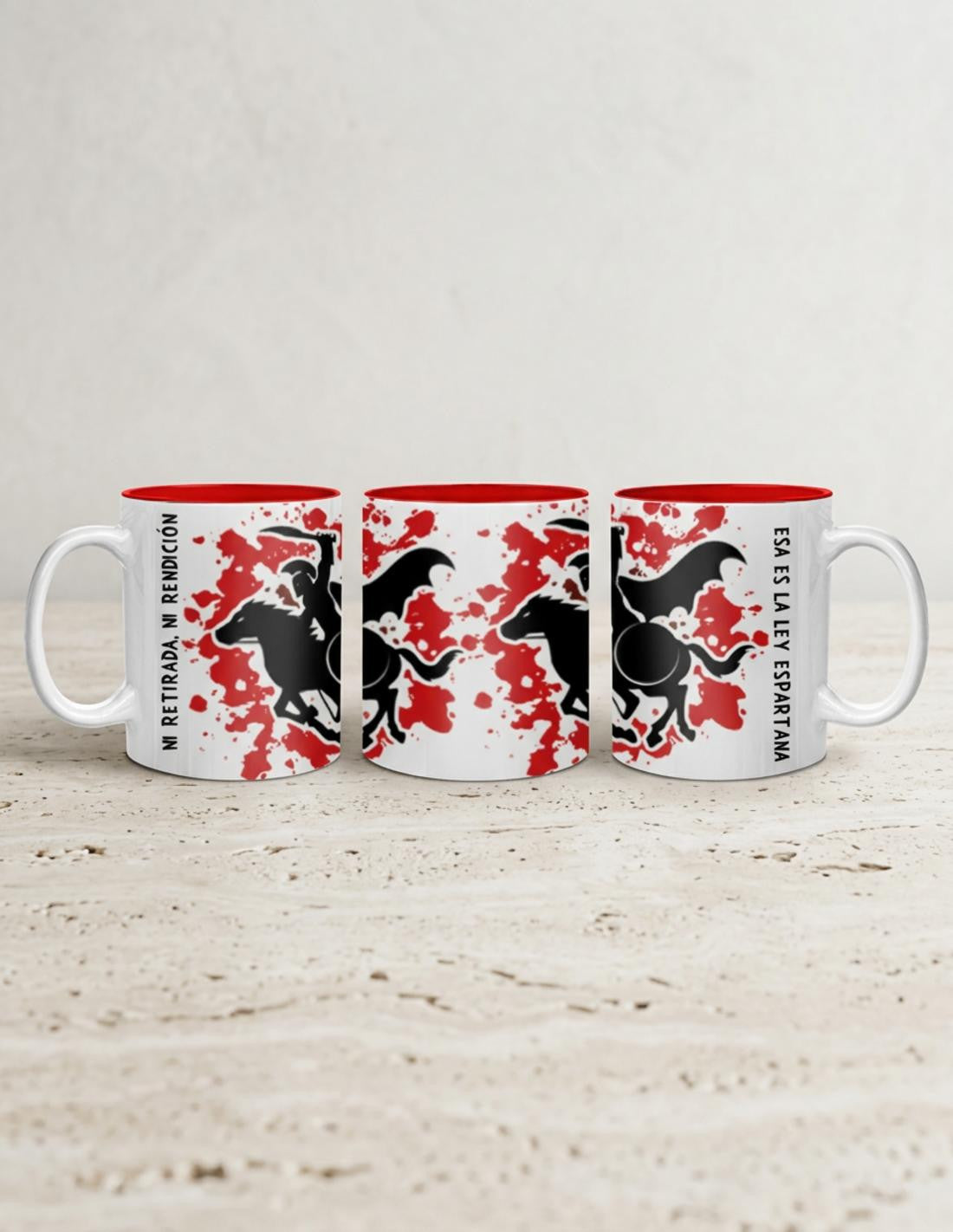 Taza de Cerámica Lucha Espartana