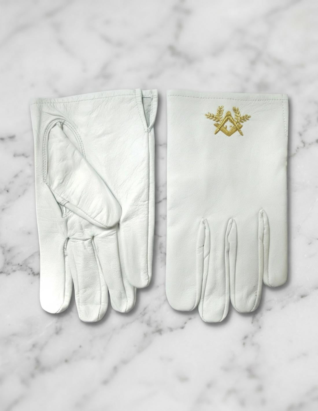 Guantes Masónicos de cuero