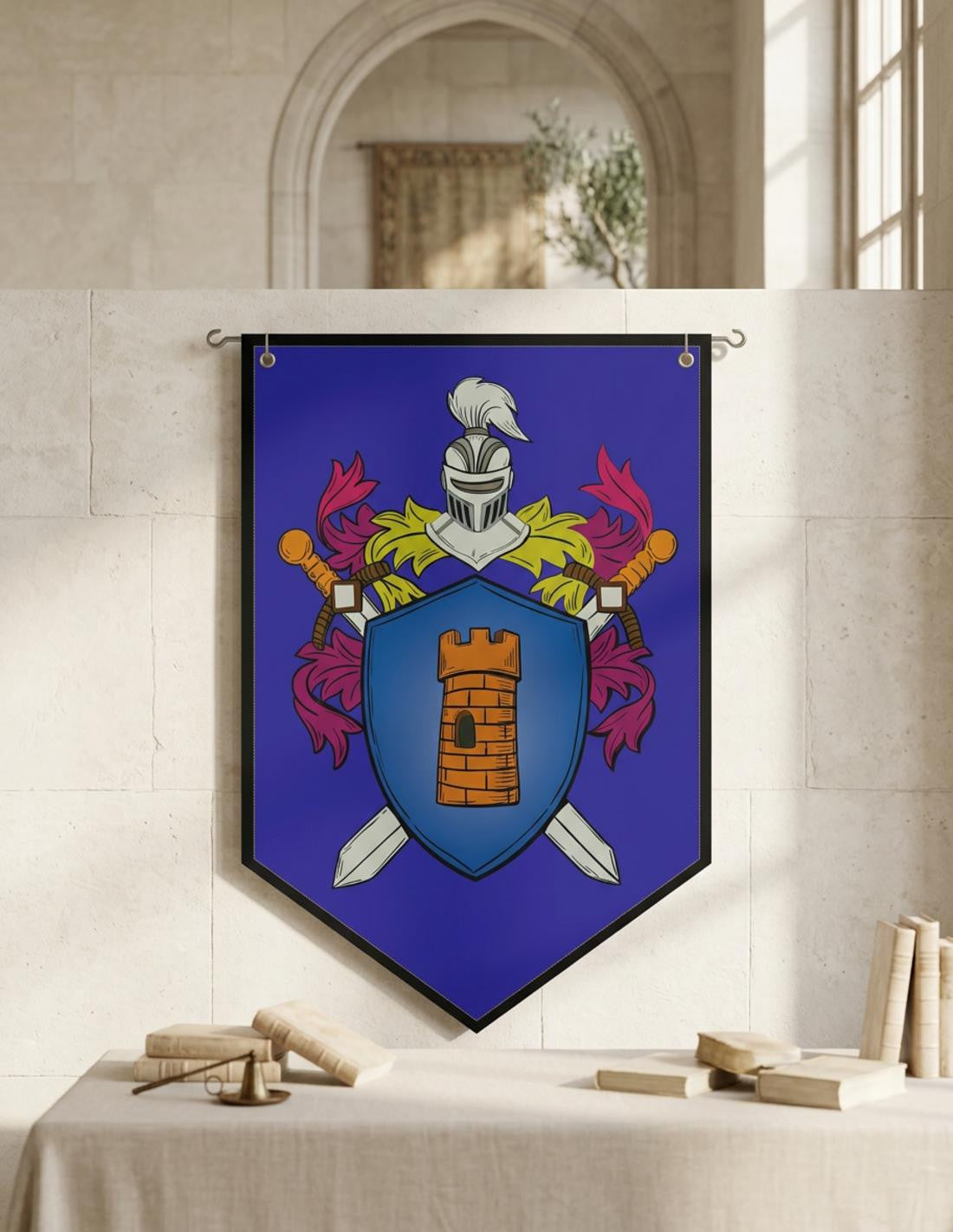 Estandarte Medieval Escudo Heráldico