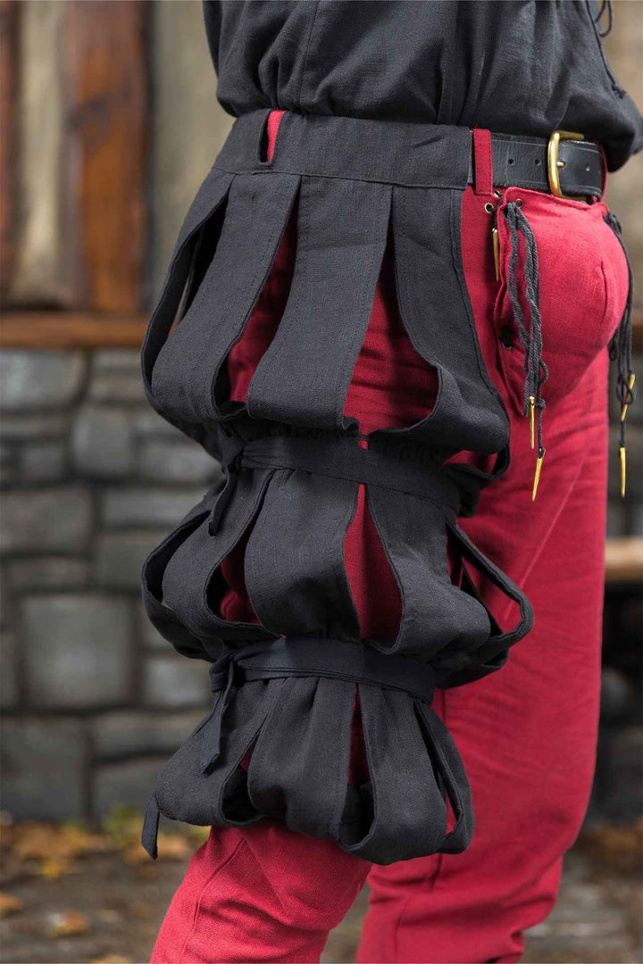 Calza medieval negra tipo Lansquenete, Warhammer Armoury Imperial