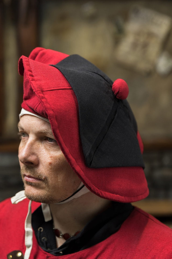 Parlota medieval Tipo C Warhammer Armoury Imperial, rojo-negro