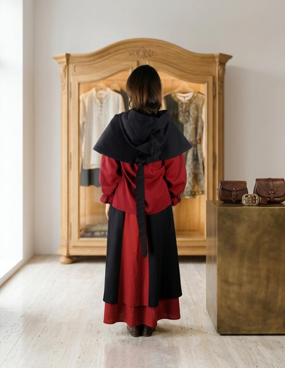 Gugel medieval modelo Neele