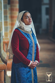 Tocado Medieval Muselina en algodón