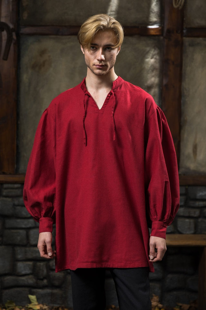 Camisa medieval tipo A en rojo Warhammer Armoury Imperial