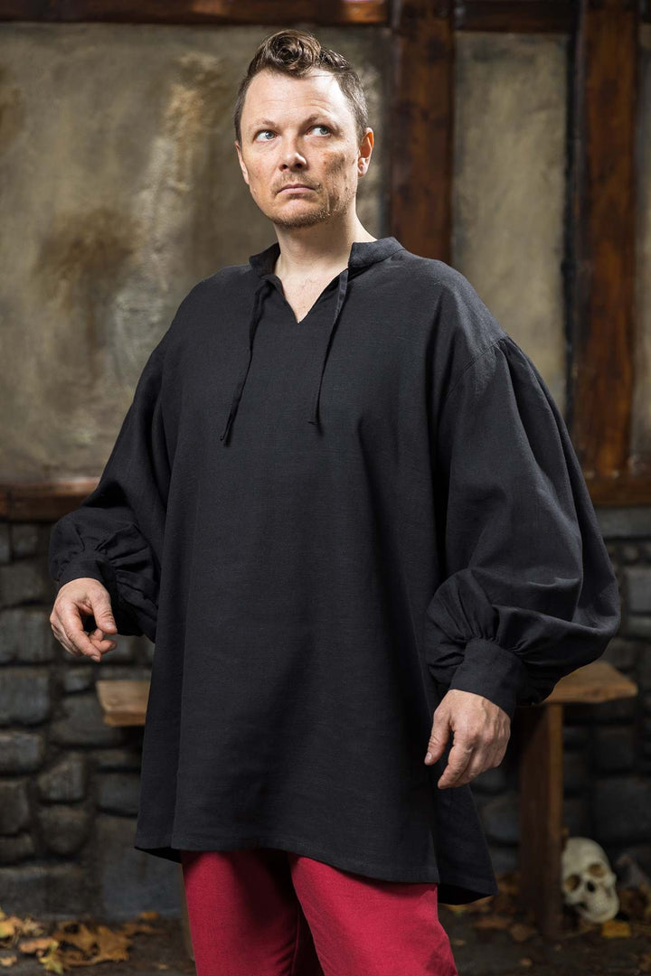 Camisa medieval tipo A en negro Warhammer Armoury Imperial