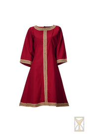 Sobretúnica medieval Lino rojo modelo Matilde