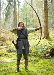 Túnica medieval en algodón modelo Varnis, color verde
