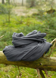 Chal medieval en algodón, color gris