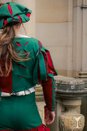 Manga roja-verde de Mercenario Landsknecht para Brazo ? Complemento de Época