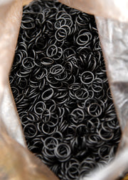 Anillas cota de malla acero ennegrecido (9 mm.)