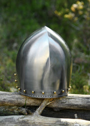 Bacinete alemán con visor, s. XIV