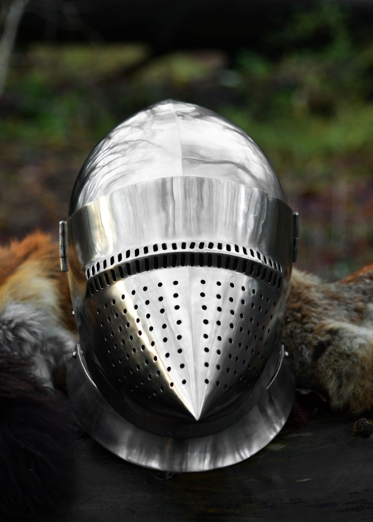 Bacinete Houndskull Battle-Ready, acero 2 mm.