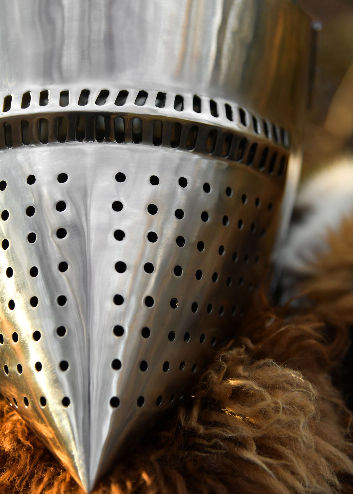 Bacinete Houndskull Battle-Ready, acero 2 mm.