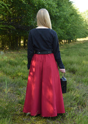 Blusa medieval Aila, negro