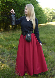Blusa medieval Aila, negro