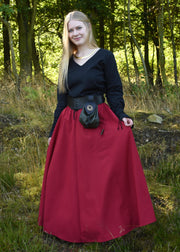 Blusa medieval Aila, negro