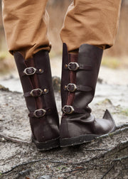 Botas altas de punta, Poulaines