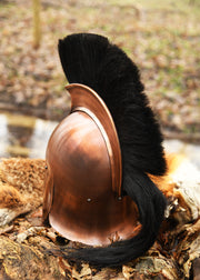 Casco Aquila Guerra de Troya con cresta