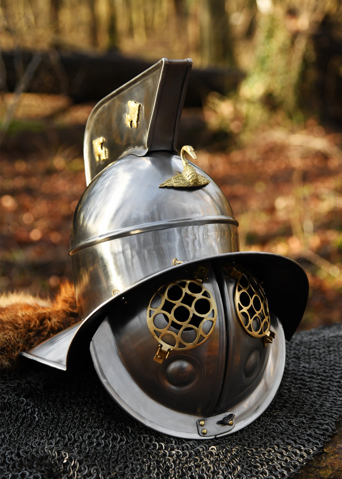 Casco de Gladiador Tracio