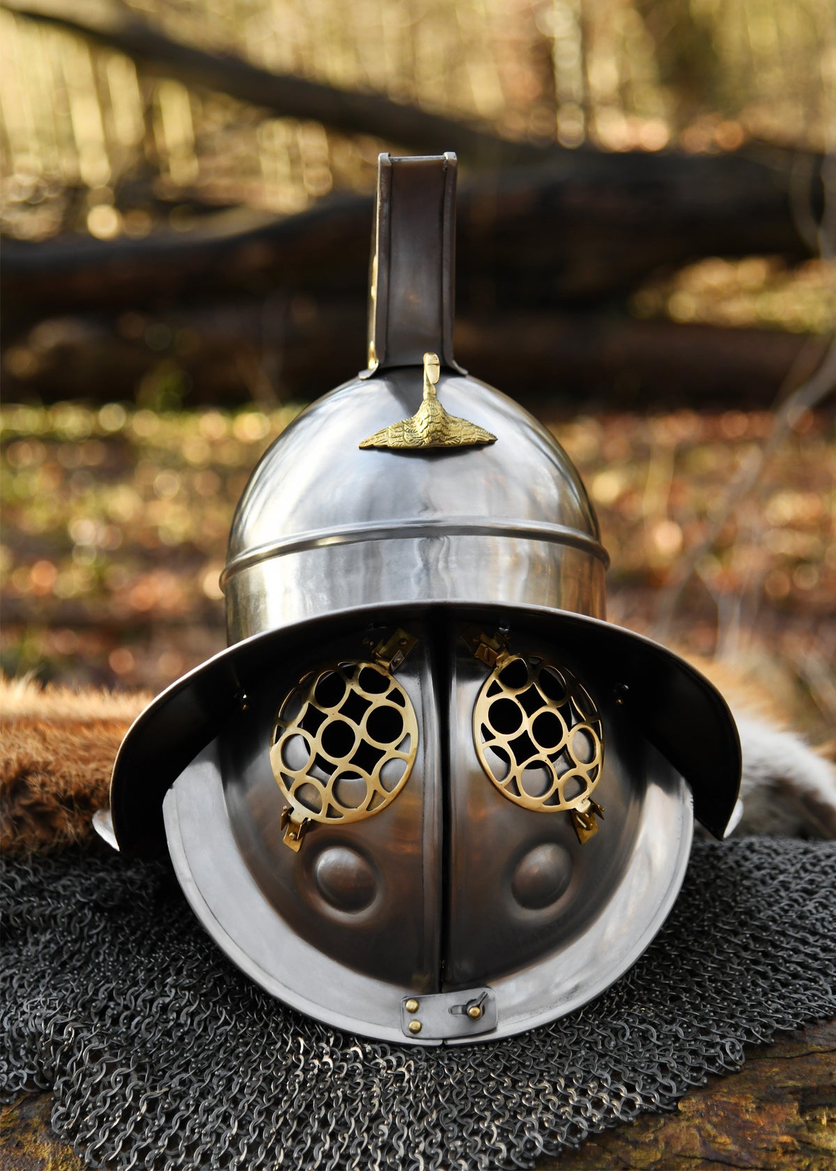 Casco de Gladiador Tracio