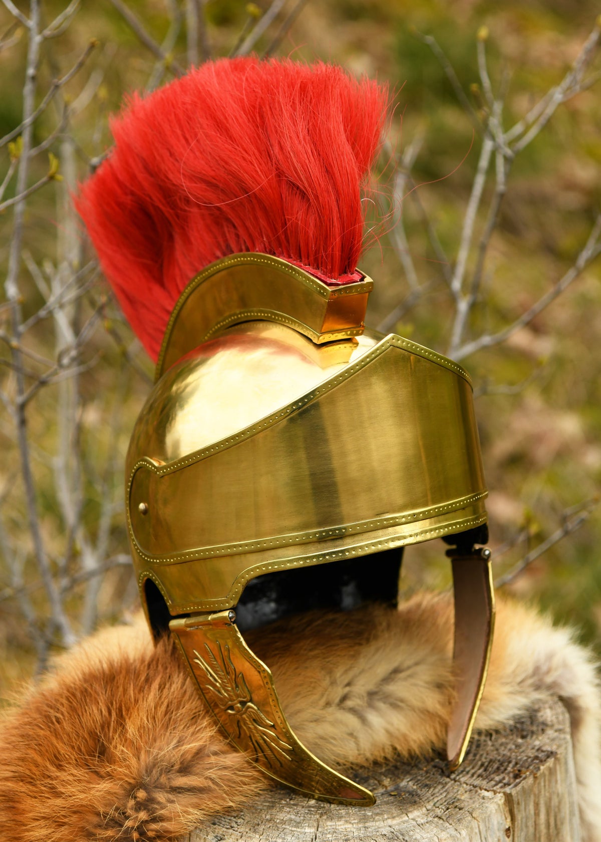 Casco Griego con penacho