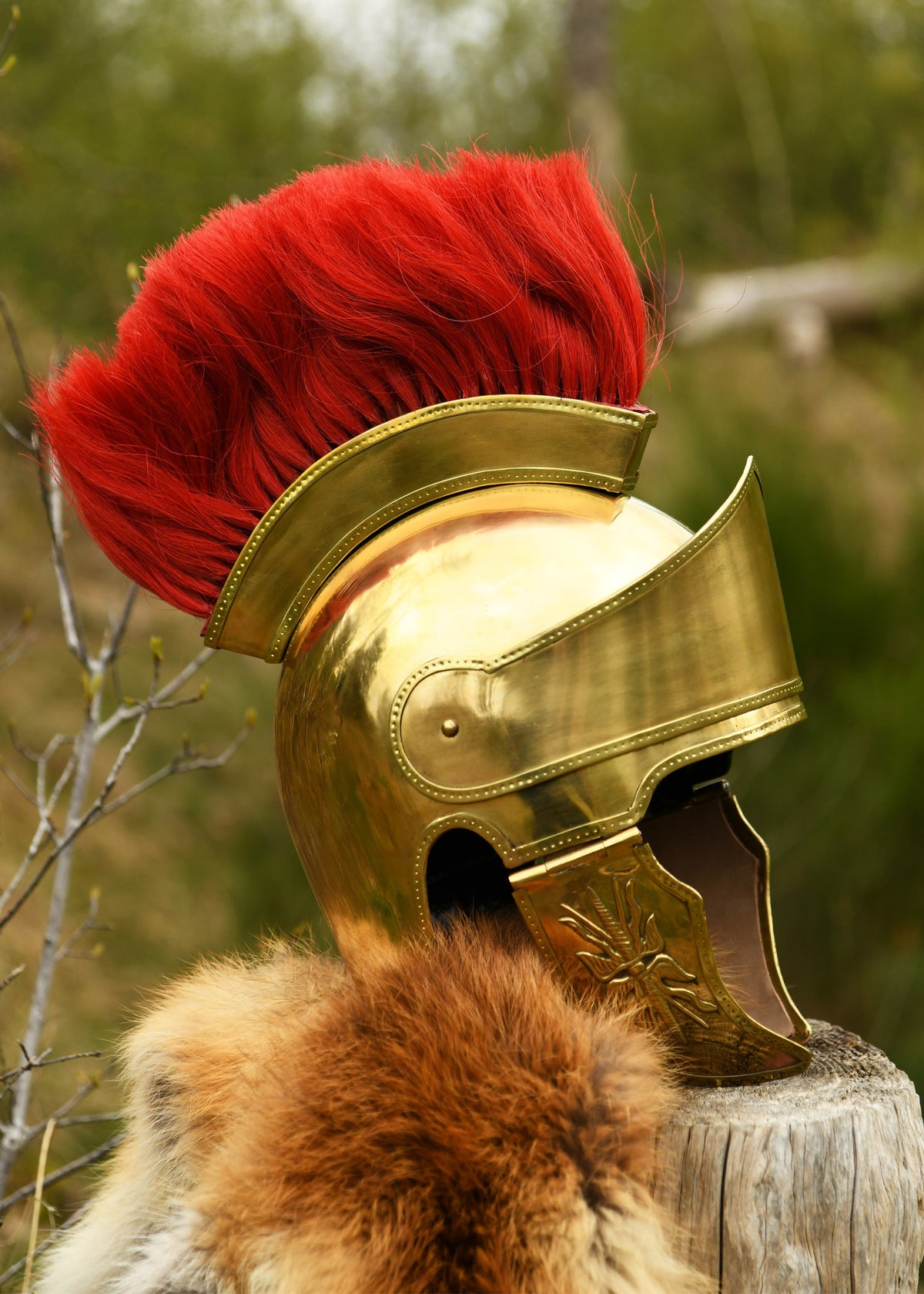 Casco Griego con penacho