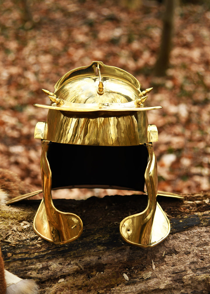 Casco Infantería Auxiliar von Gravert, latón
