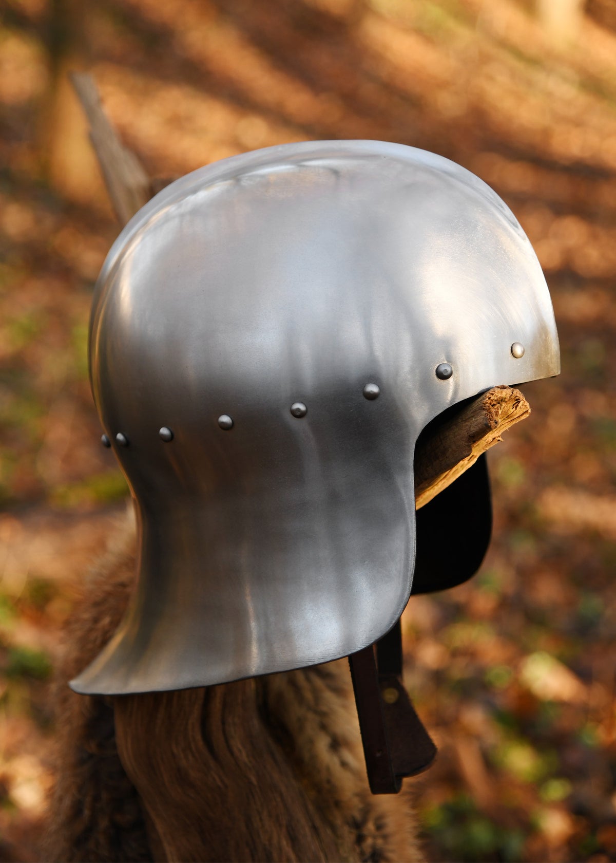 Casco Sallet de Arquero inglés, siglo XV