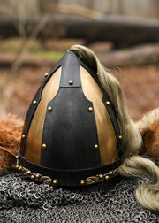 Casco Vikingo Cola de Caballo