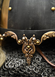 Casco Vikingo Cola de Caballo