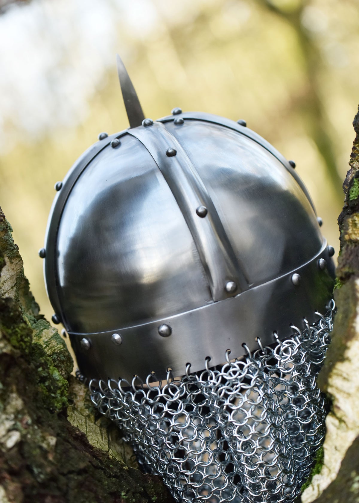 Casco vikingo funcional, 2 mm.