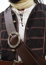 Chaqueta Pirata Barbanegra marrón