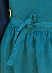 Vestido medieval para niñas modelo Lilou, color azul