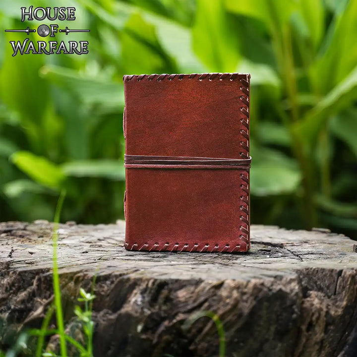 Diario de Viaje de Cuero Minimalista Artesanal