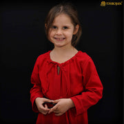 Vestido Medieval Infantil Rojo para LARP