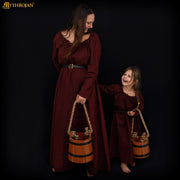 Vestido Medieval Infantil Marrón para LARP