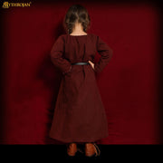 Vestido Medieval Infantil Marrón para LARP