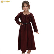 Vestido Medieval Infantil Marrón para LARP