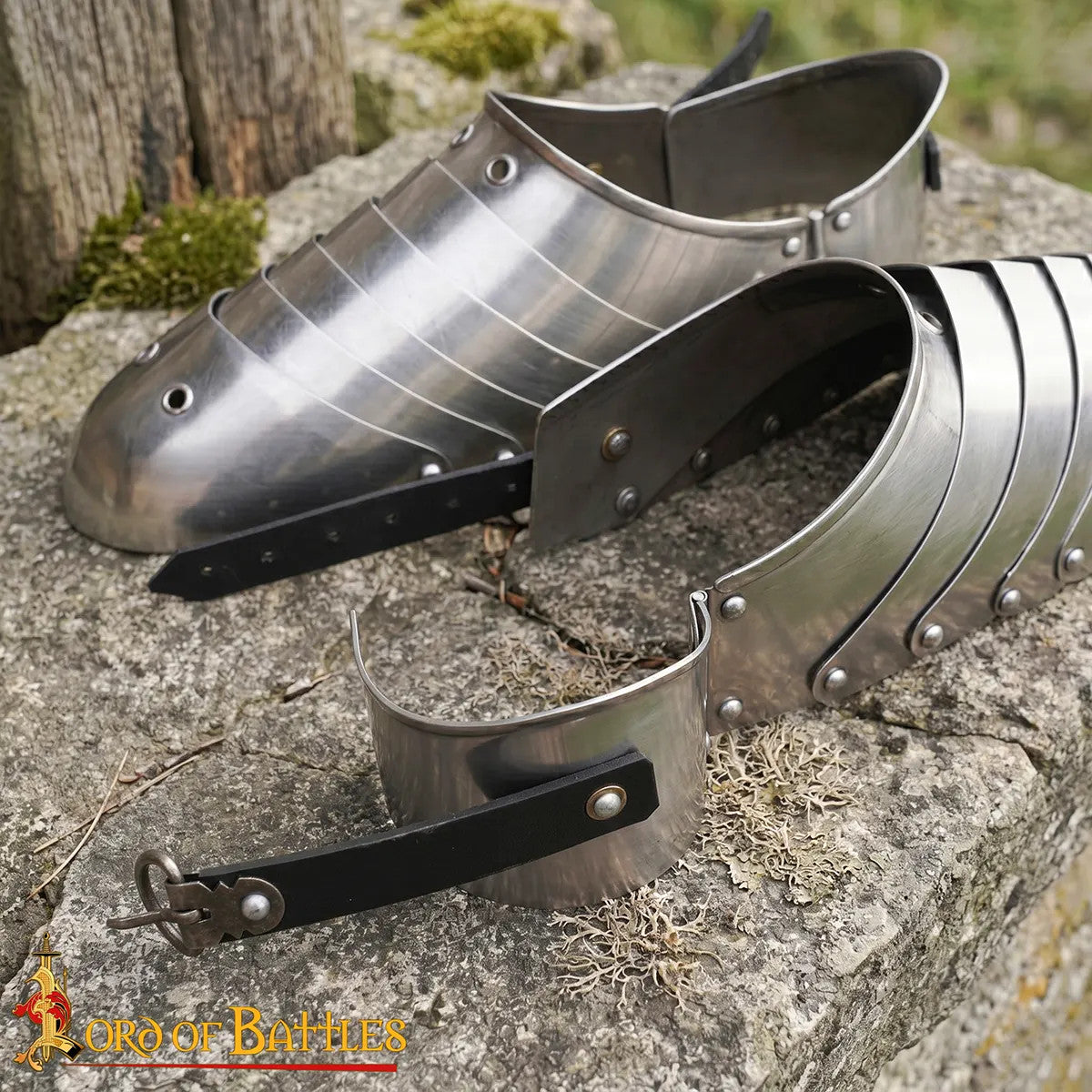 Sabatones Góticos Acero Inox Articulados
