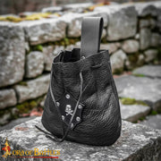 Bolso limosnera Pirata Cinturón Cuero negro