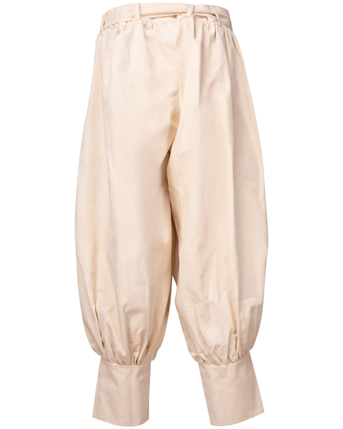 Pantalones vikingos en lona modelo Offnir, color crema