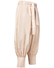 Pantalones vikingos en lona modelo Offnir, color crema