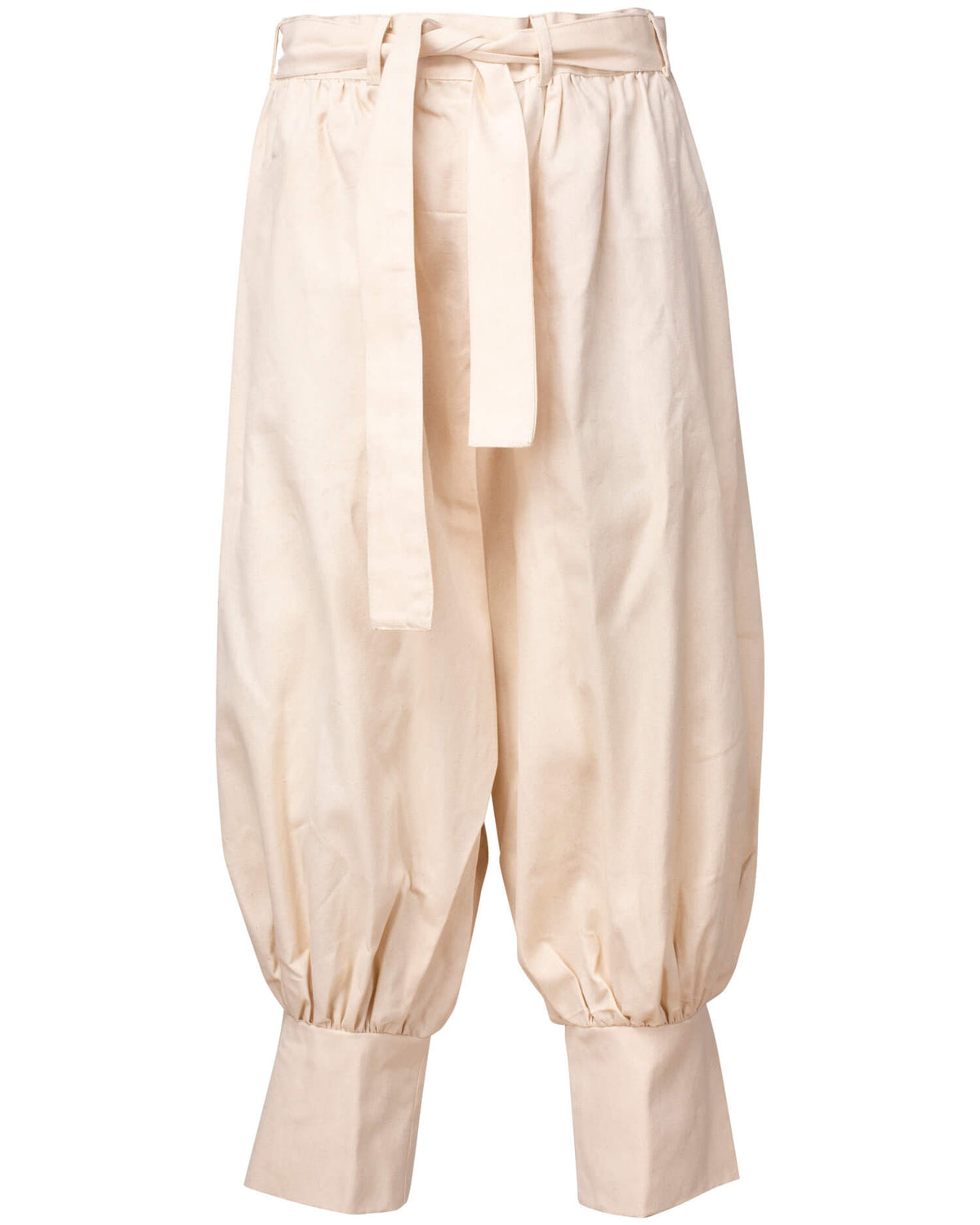 Pantalones vikingos en lona modelo Offnir, color crema